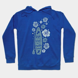 SUP Flowers (blue) Hoodie